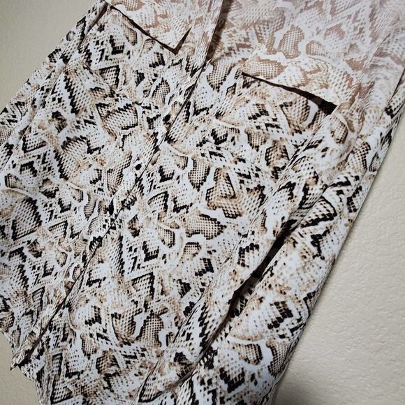 Calvin Klein Utility Ombre Snake Print Tunic 2X - Picture 4 of 9